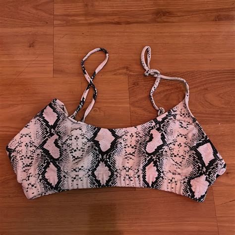 Swim Snake Skin Bikini Top Poshmark