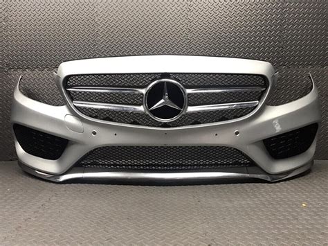 2016 2018 Mercedes Benz C Class W205 Amg Line Complete Front Bumper