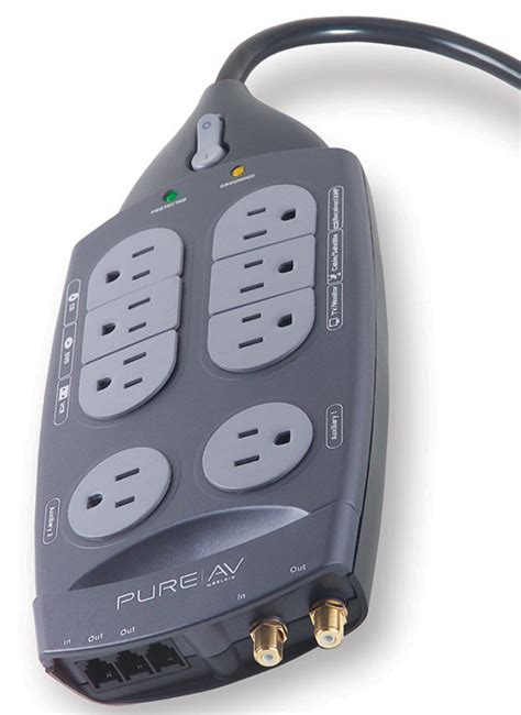 Belkin Pureav Home Theater 8 Outlet Surge Protector