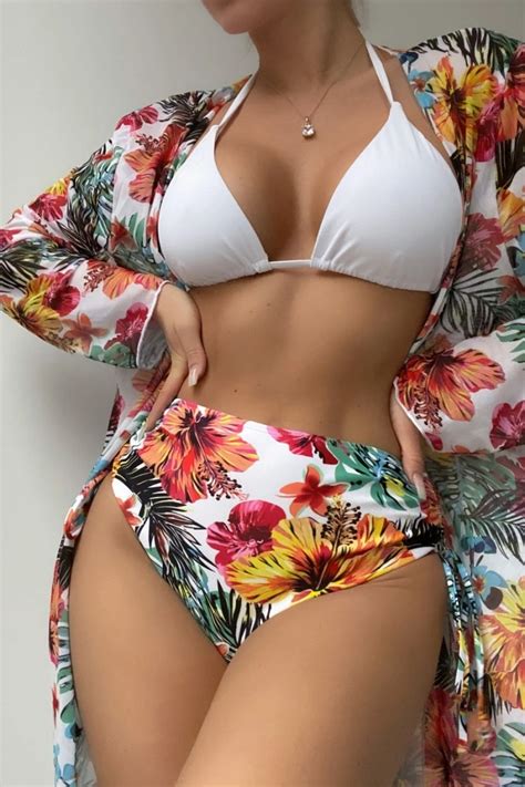 Bikini Triangular Con Estampado Para Mujer Ba Ador Sexy De Piezas Traje De Ba O