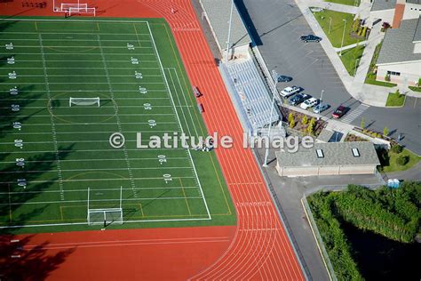 Latitude Image | football field and track at Bonney Lake High School ...