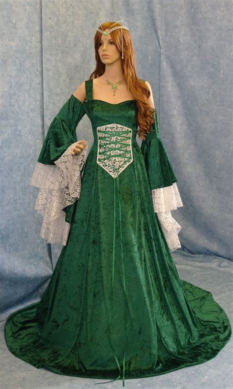 Robe De Mariée Celtique Robe Renaissance Robe Par Camelotcostumes