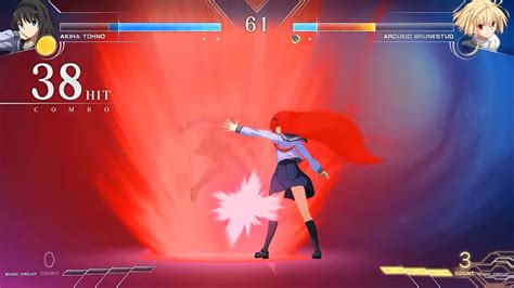 Melty Blood Type Lumina mit dem Rückkampf von Akiha Tohno und Arcueid