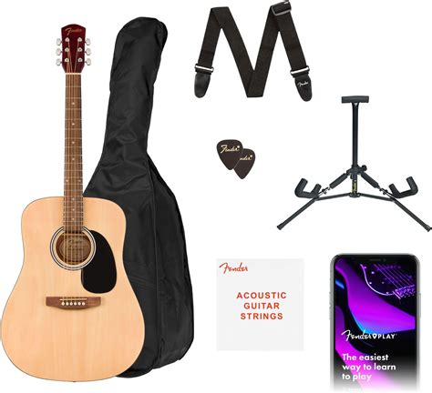 Amazon Fender FA 25 Dreadnought Acoustic Guitar Kit Beginner