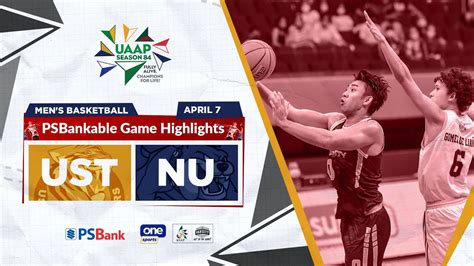 NU Vs UST Highlights UAAP Season 84 Men S Basketball YouTube