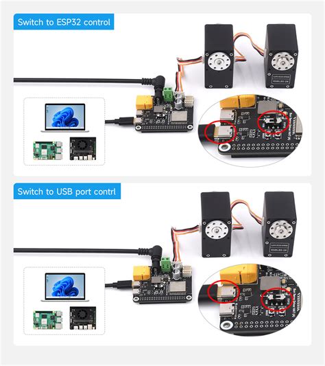 Serial Bus Servo Driver Hat Esp32 Servo Control Circuit Suitable For