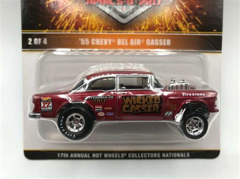 2017 Hot Wheels 55 Chevy Bel Air Gasser RLC Exclusive Release 17th Nationals