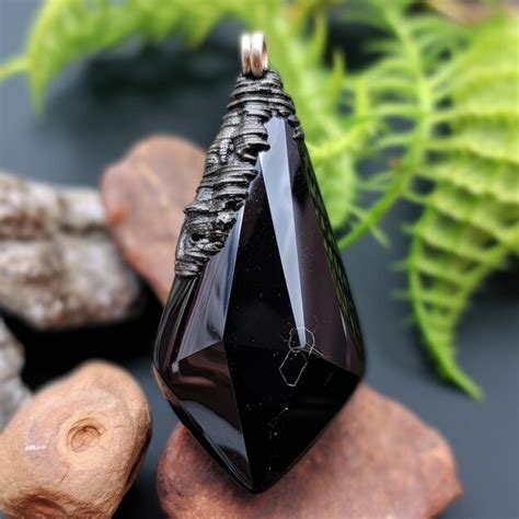 Premium Ai Image Obsidian Arrowhead