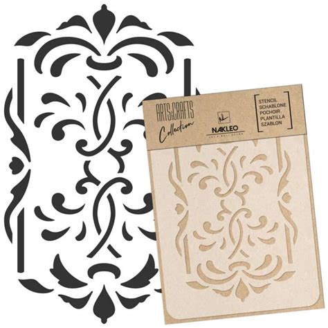 Reusable Craft Stencil - Scrapbooking Stencil // BORDER FLOWERS