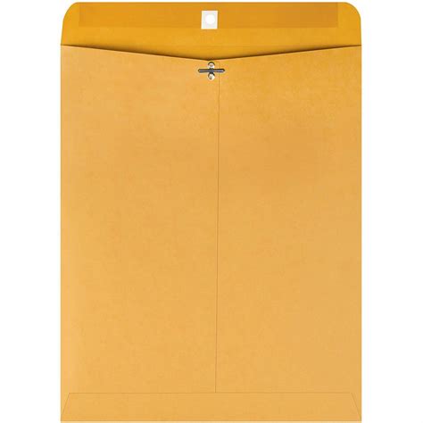 Quality Park 11 1 2 X 14 1 2 Clasp Envelopes With Deeply Gummed Flaps