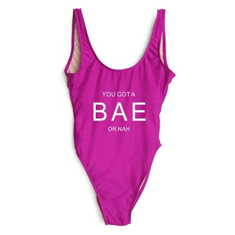 Custom New Sexy Letter Printed Backless Swim Wear Women One Piece