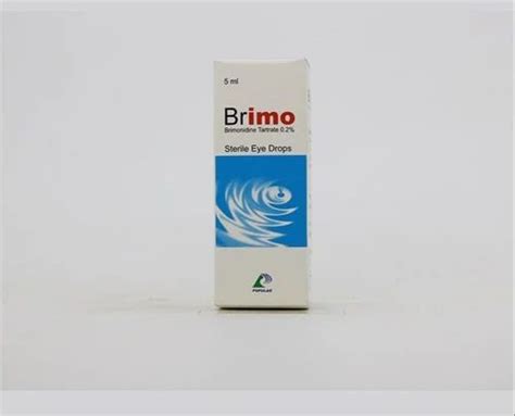 BRIMO - Brimonidine Eye Drops, Packaging Type: Box at Rs 245/piece in ...