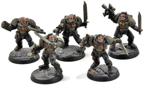 Games Workshop Salamanders 5 Scouts 1 Well Painted Warhammer 40k Au