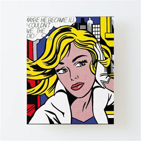 Roy Lichtenstein Pop Art Mounted Print For Sale By Calzelunghe6464