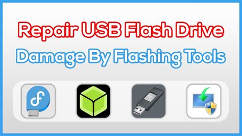 Repair USB Flash Drive Damaged By Flashing Tools Balena Etcher Broke