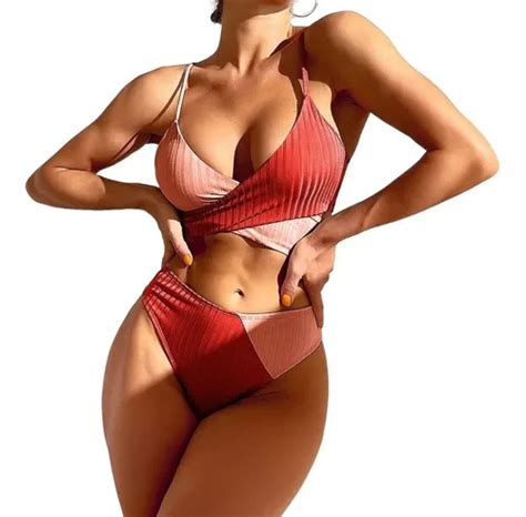 Trajes De Ba O Para Dama Dos Piezas Ba Adores Para Mujer Sex Meses Sin Intereses