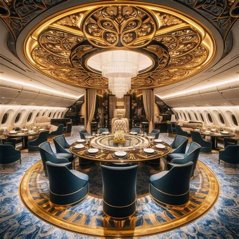 Airbus A Xwb Prestige Dining Conference Area In Luxury