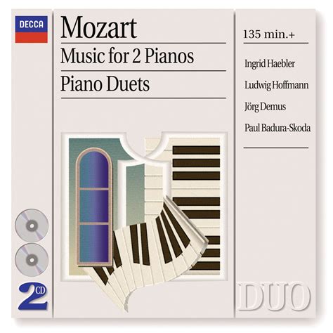 Mozart Music For Pianos Piano Duets By Ingrid Haebler J Rg Demus