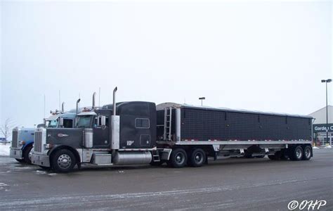 Grain Haulers Big Trucks Peterbilt Trucks Trucks