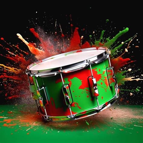 Premium AI Image | graphic of drums