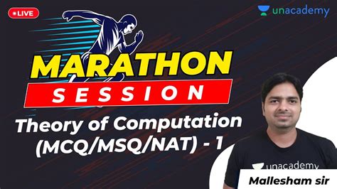 Practice Session On Theory Of Computation MCQ MSQ NAT 1 Marathon