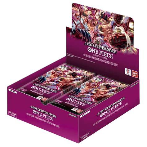 One Piece Fist of Divine Speed Booster Box – Trading Card Market