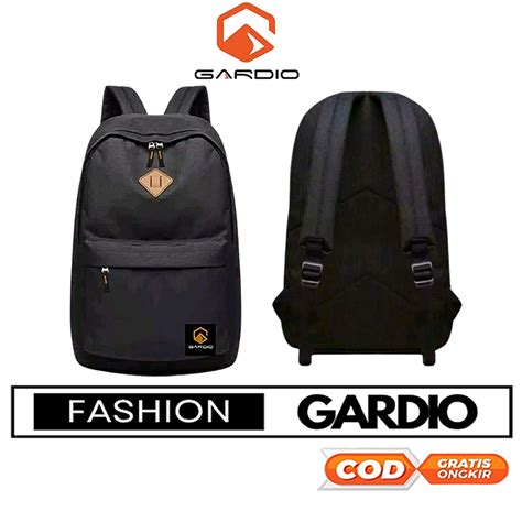 Jual GARDIO Tas Ransel Casual Pria Wanita Distro Tas Backpack Premium