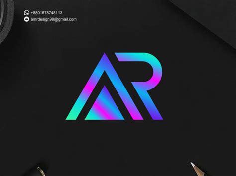 Ar Monogram Logo Brand Identity By Akas Hossain On Dribbble