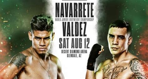 Oscar Valdez Vs Vaquero Navarrete Horarios Para Ver La Pelea Este S Bado