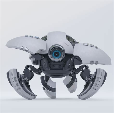 3d Spider Robot Model Turbosquid 1950966