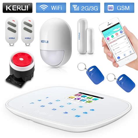 Big Deals Kerui G Wifi Gsm Security Alarm System Pstn Rfid Ios Android