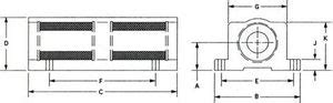 Caixa Para Rolamentos Aberta LXPB XTSL Series LM76 Linear Motion