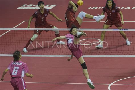 Penyisihan Quadrant Putri Thailand Vs Jepang Antara Foto