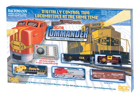 Bachmann 00501 Ho Scale Digital Commander Deluxe Model Train Set With