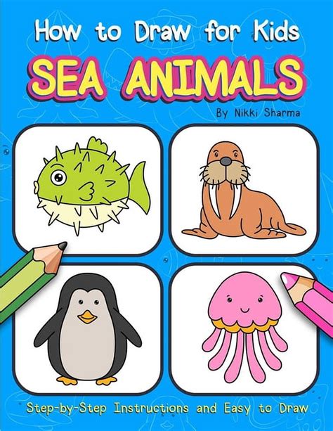 Update 157+ easy drawing of sea animals - seven.edu.vn