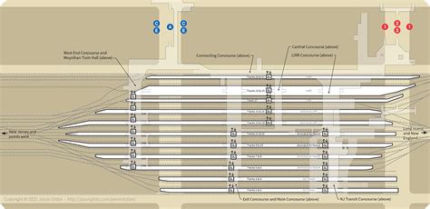 Map Of New York Penn Station Dawn Mollee