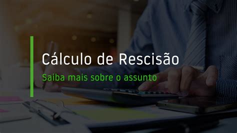 C Lculo De Rescis O Saiba Mais Sobre O Assunto Youtube