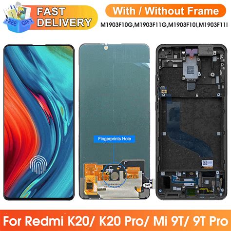 Super Amoled Mi T T Pro Screen Replacement For Xiaomi Redmi K K