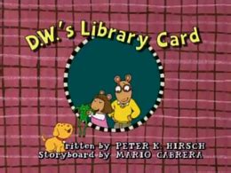 Arthur Library Card Episode - bmp-minkus