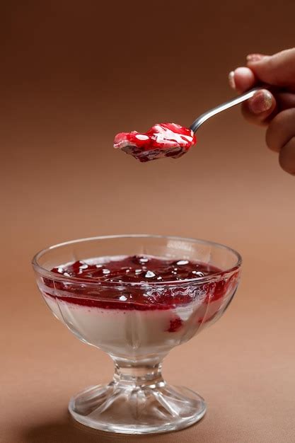 Premium Photo Panna Cotta