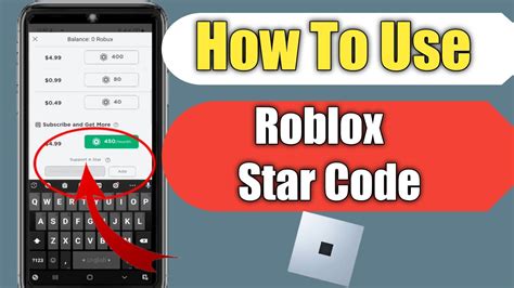 How To Use Star Codes In Roblox 2022 Enter Roblox Star Code On Mobile