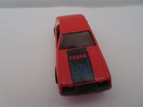 Vintage Hot Wheels Ford Mustang Cobra Red Gold Wheels Super Etsy