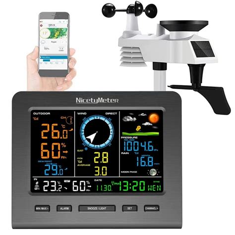 Fanju Fj Weather Station Air Pressure Forecast Alarm Indoor Outdoor