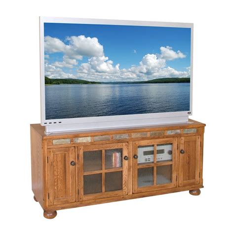 Sunny Designs Sedona Rustic Oak Rectangular Tv Cabinet At