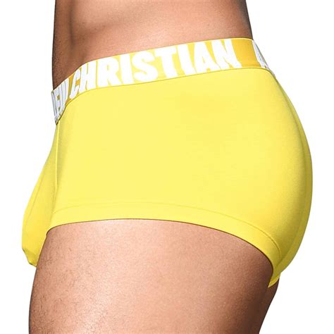 Andrew Christian Almost Naked Eco Collective Trunks Yellow INDERWEAR