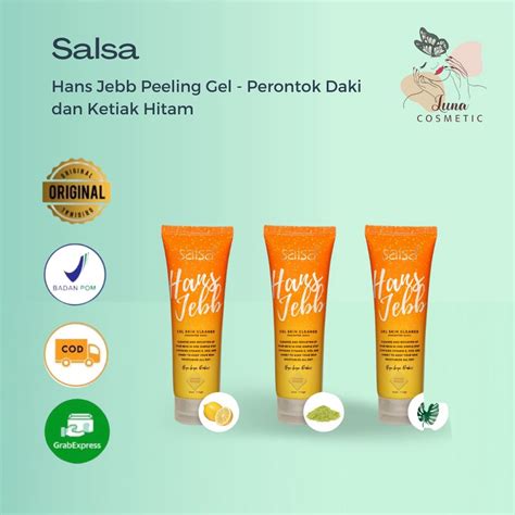 Jual SALSA Hans Jebb Peeling Gel Perontok Daki Dan Ketiak Hitam