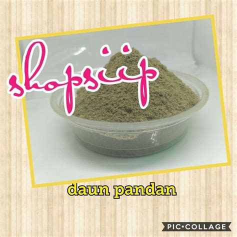 Jual Daun Pandan Bubuk Gram Di Lapak Shopsiip Bukalapak