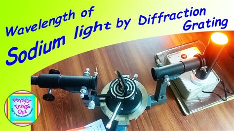 Wavelength Of Sodium Light By Using Diffraction Grating YouTube