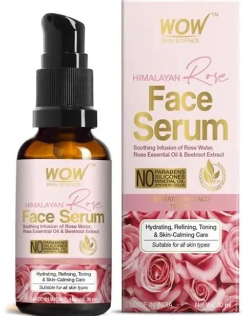 Steal Wow Skin Science Buy Wow Himalayan Rose Face Serum For Hydrating And Toning Skin At Rs