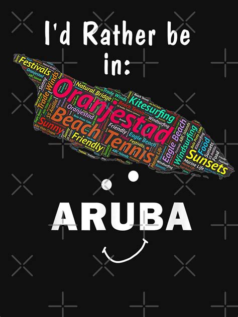 "Funny Aruba I Love Aruba Travel Island" T-shirt for Sale by ...